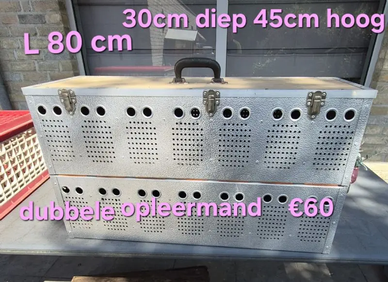 Wedstrijdmand en dubbele mand