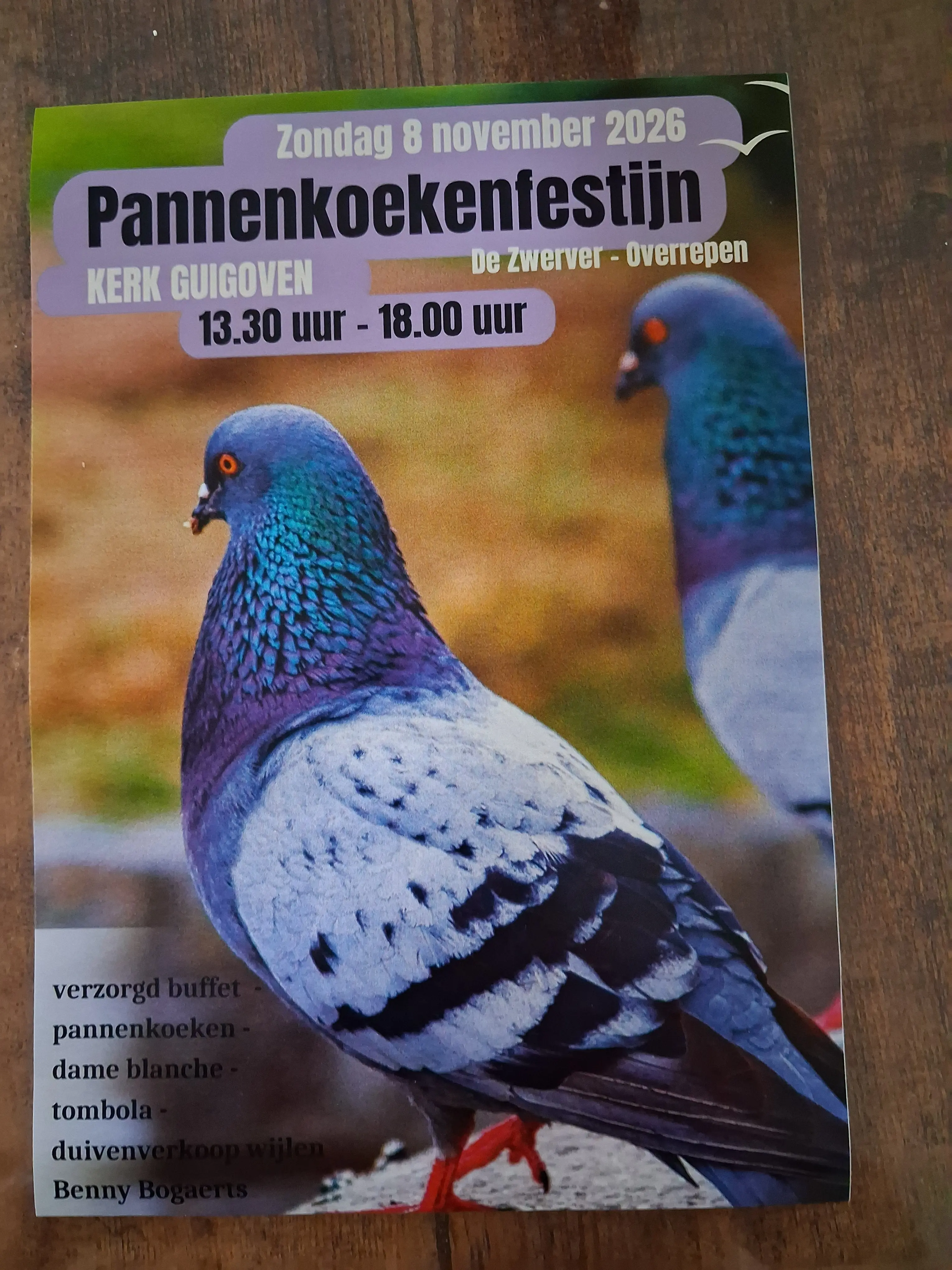 Duivenverkoop Benny Bogaerts