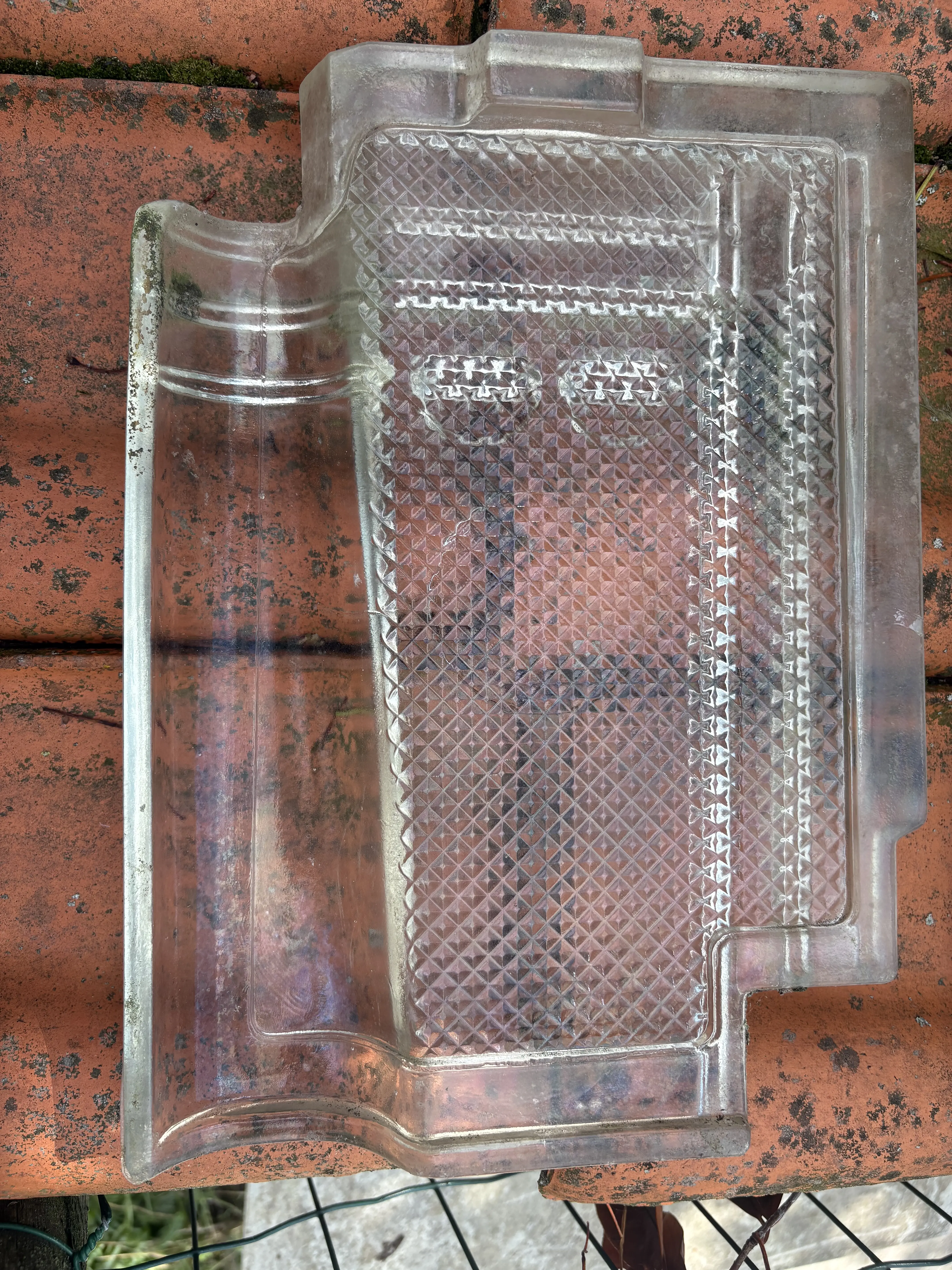 Glazen dakpannen dubbele dek