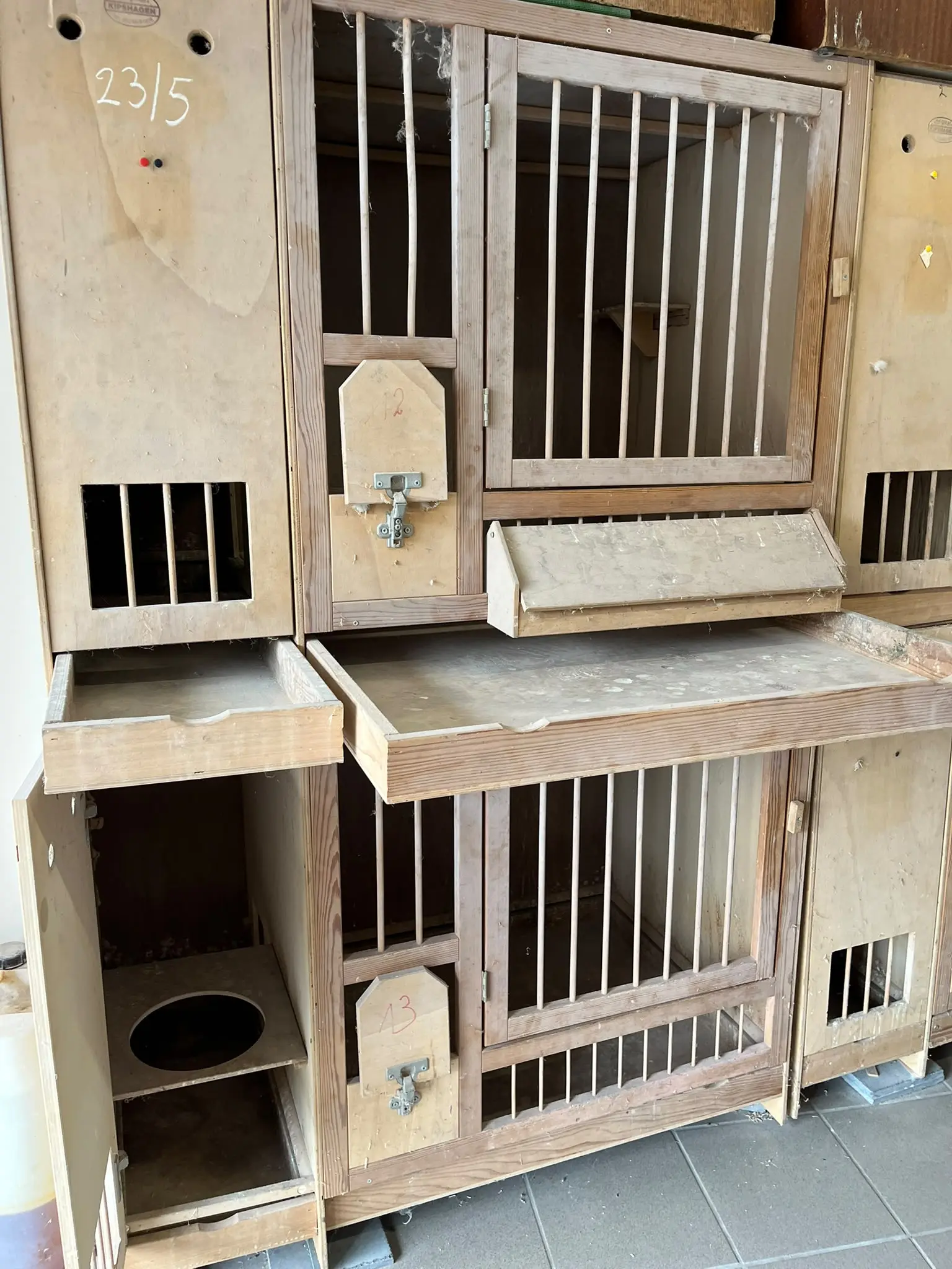 3x2 houten kweekboxen 