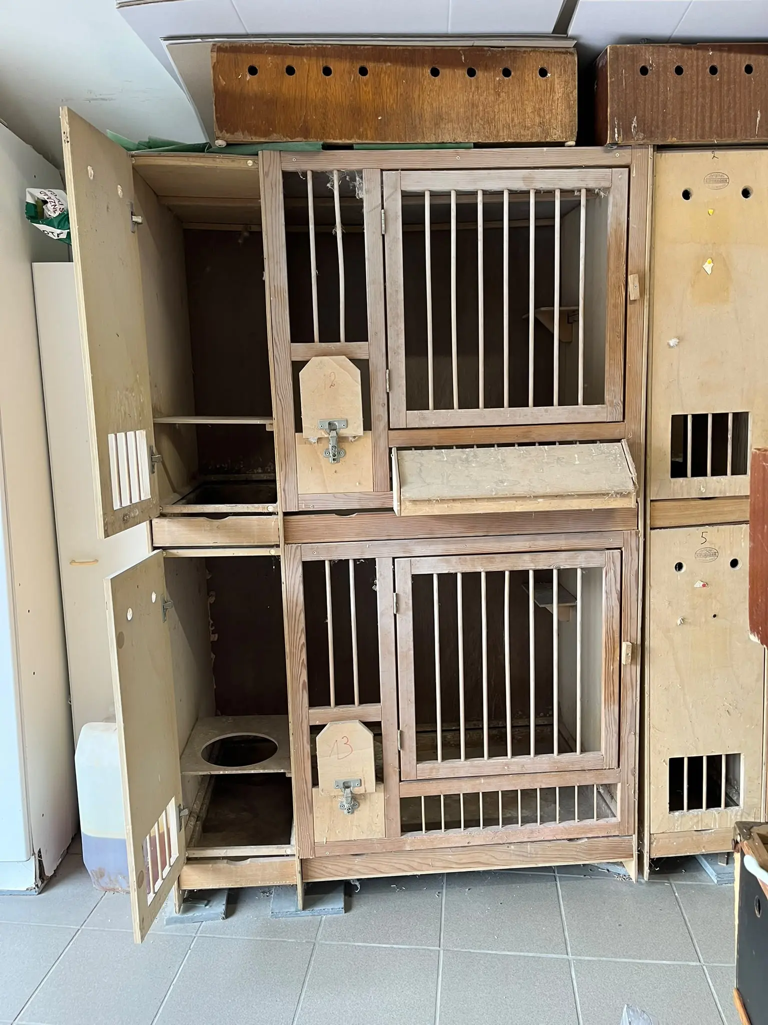 3x2 houten kweekboxen 